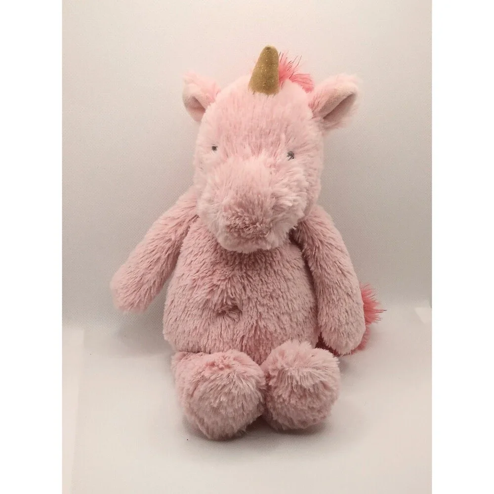 Carter's Unicorn Plush Solid Pink Super Soft 12